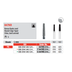 Борер диамантен 847KR - Edenta