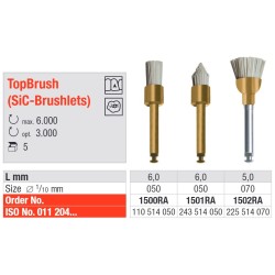 Четки полирни TopBrush (SiC - Brushlets) EDENTA