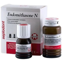 Каналопълнежно средство Endomethasone N комплект 14гр. прах + 10мл течност - Septodont Каналопълнежно средство Endomethasone N комплект 14гр. прах + 10мл течност - Septodont