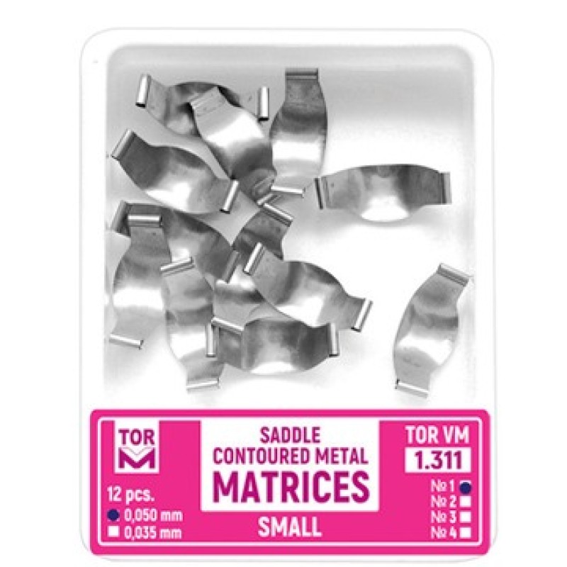 Метални седловидни матрици Saddle Contoured Matrices 1.311,1.312,1.313 - TOR VM