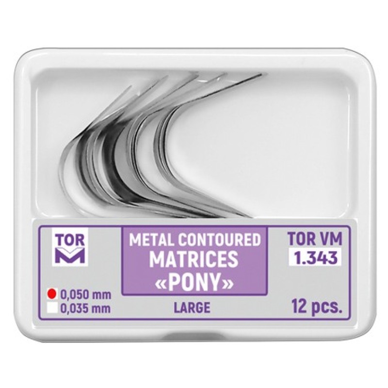 Метални матрици Metal Contoured Matrices PONY 1.341, 1.342, 1.343, 1.344 - TOR VM
