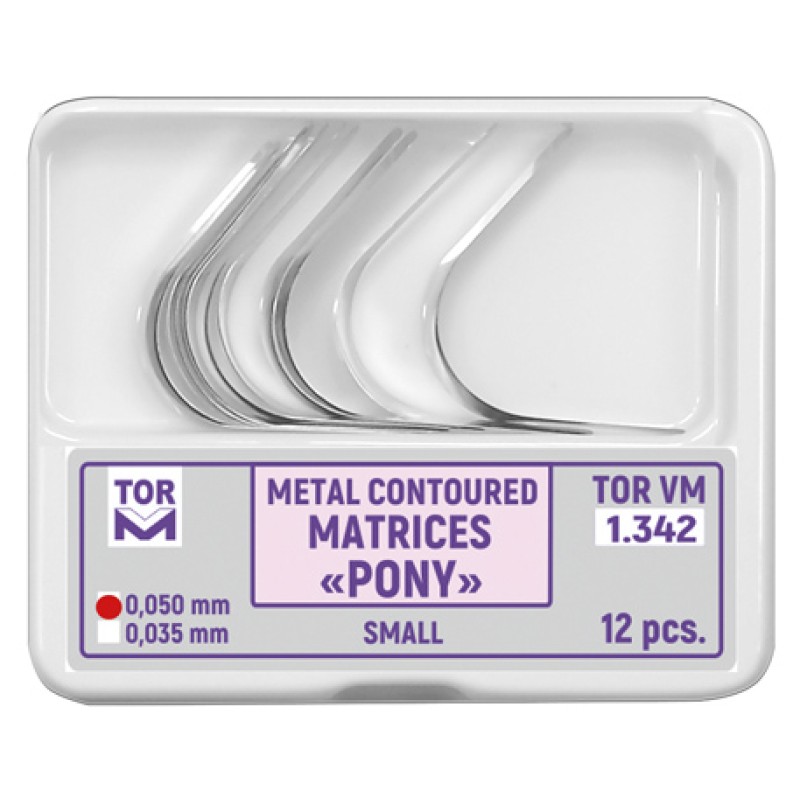 Метални матрици Metal Contoured Matrices PONY 1.341, 1.342, 1.343, 1.344 - TOR VM