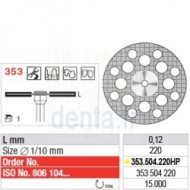 Диамантен диск 353.504.220HP - Edenta