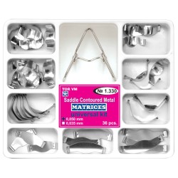Метални седловидни матрици Saddle Metal Matrices Universal Kit 1.330 - TOR VM