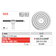 Диамантен диск 505.514.220HP - Edenta