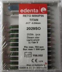 Reto-minipin titanium  Edenta