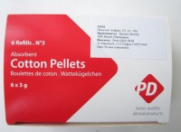 Cotton Pellets PD 6x3g тупфери